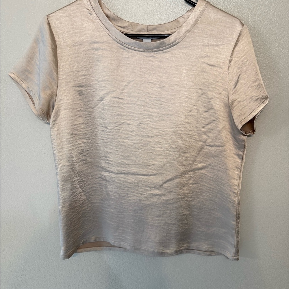 Astars Cream Fitted Short Sleeve Tee